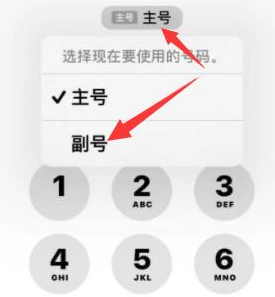 济源苹果14维修店分享iPhone 14 Pro Max使用副卡打电话的方法 